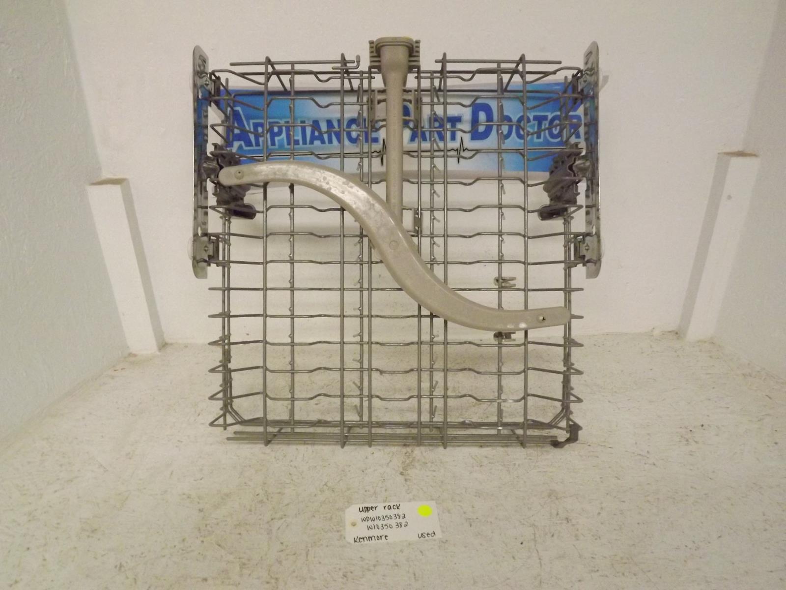 Kenmore Dishwasher WPW10350382 W10350382 Upper Rack Used Kenmore Dishwasher WPW10350382 W10350382 Upper Rack Used